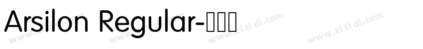 Arsilon Regular字体转换